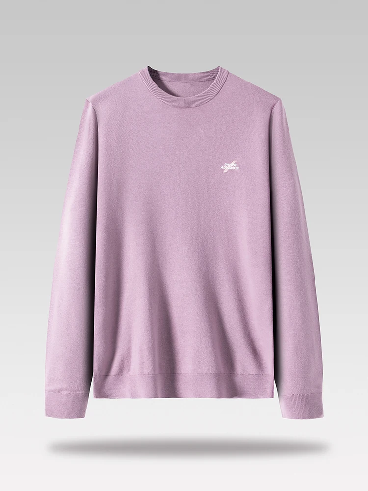 

Youth round Ne Knitted Sweater Trendy Overhead Sle Spring Autumn New Design Casual Loose Fit Long Sve Wool Blend