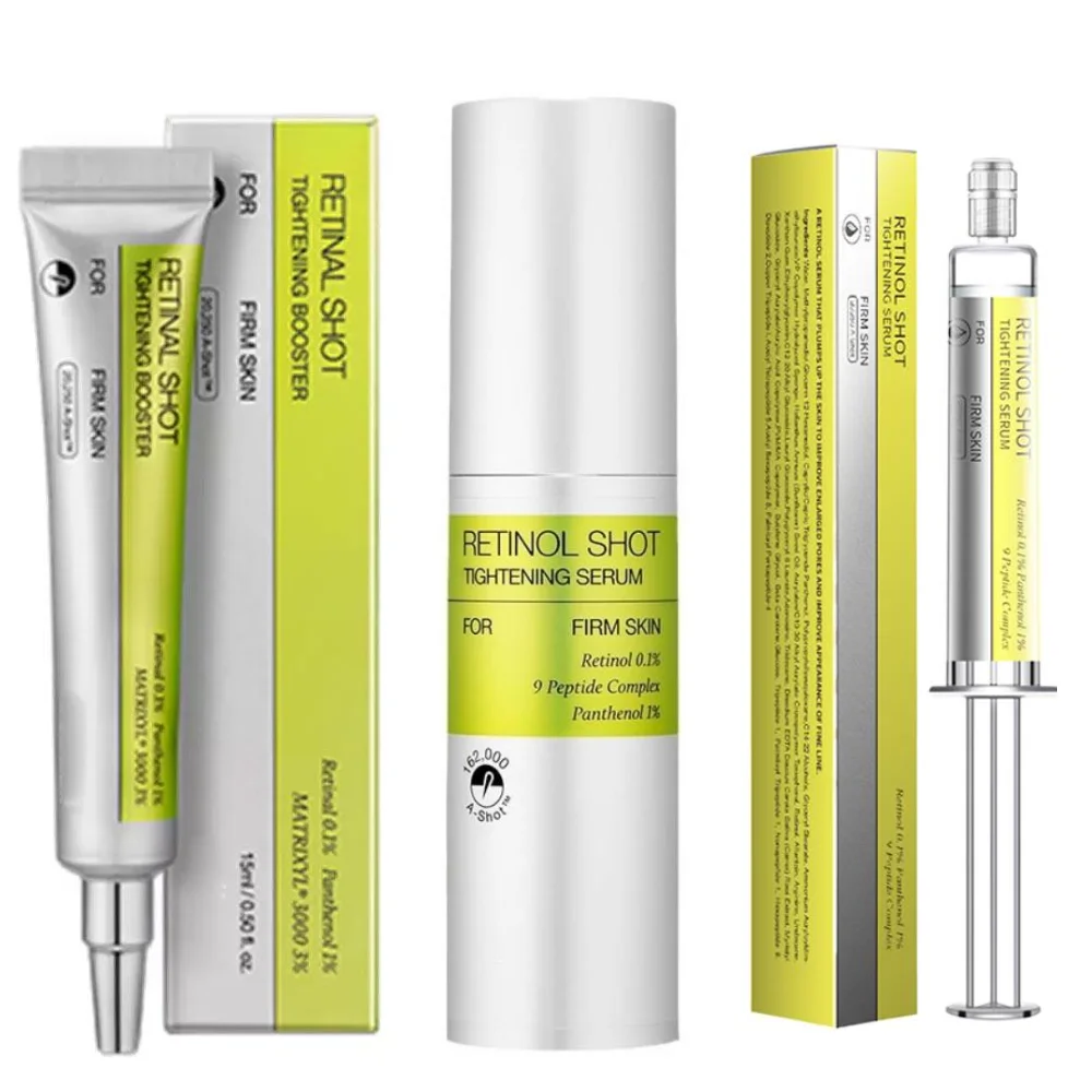 Retinol Shot Aanscherping Gezicht Serum Hydraterende Fleuren Rimpel Remover Stevige Huid Anti-Oxidant Oogcrème Huidverzorging Product Korea