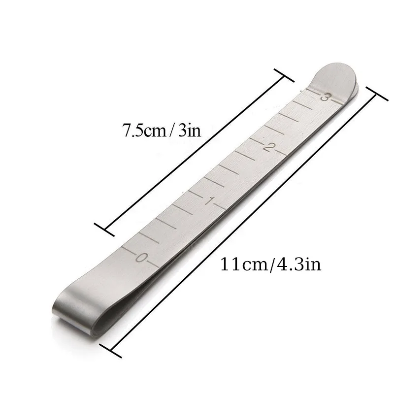 

11cm Stainless Steel Sewing Clip Graduated Wear and Corrosion Resistance Retaining Clips Measuring, Fixing, Sewing Tools