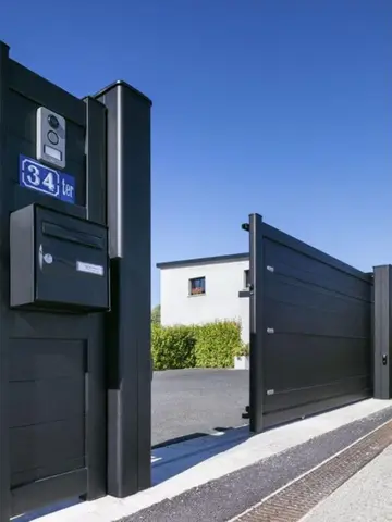 Sixinalu portões batentes painel da porta de entrada entrada frontal exterior interior porta alumínio decoração melhoria da casa personalizado 2.2x1.2m