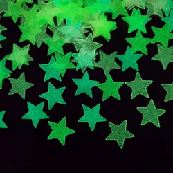 100pcs Glow in the Dark Star Wall Stickers Luminous Fluorescent Star Stickers Bedroom Ceiling Kids Baby Rooms Home Decor Decals