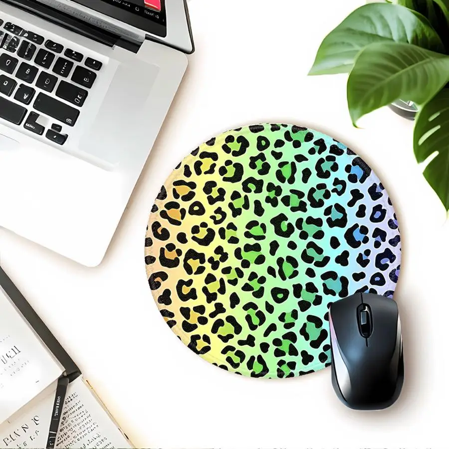 Waterproof 1pc Mouse Pad office Pad Desk accessories Game Console Pad Keyboard Mouse Pad Computer Laptop Pad Colorful Leopard