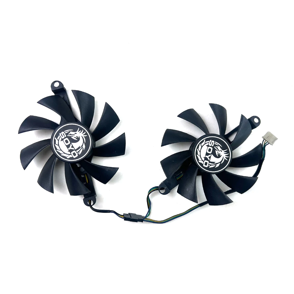 NEUER Lüfter 85mm 4pin AMD RX 6600M GPU-Lüfter für SOYO RX6600M Desktop-Komponenten PC RX590 Grafikkartenfans