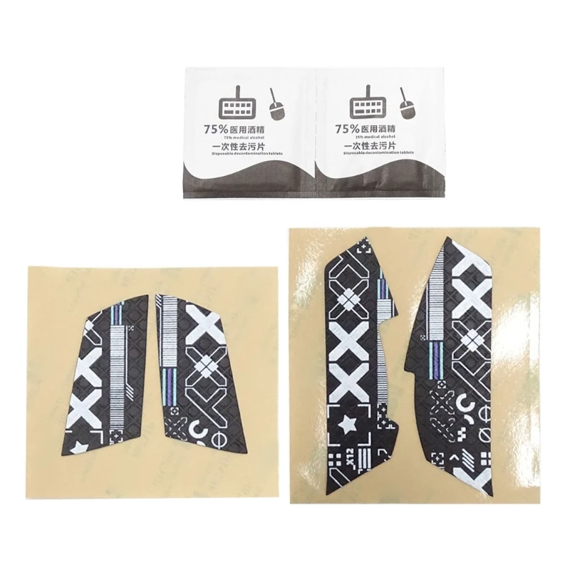 Нескользящие коньки ручной работы из кожи мыши для G102 G304 G305, самоклеящаяся противоскользящая лента для мыши