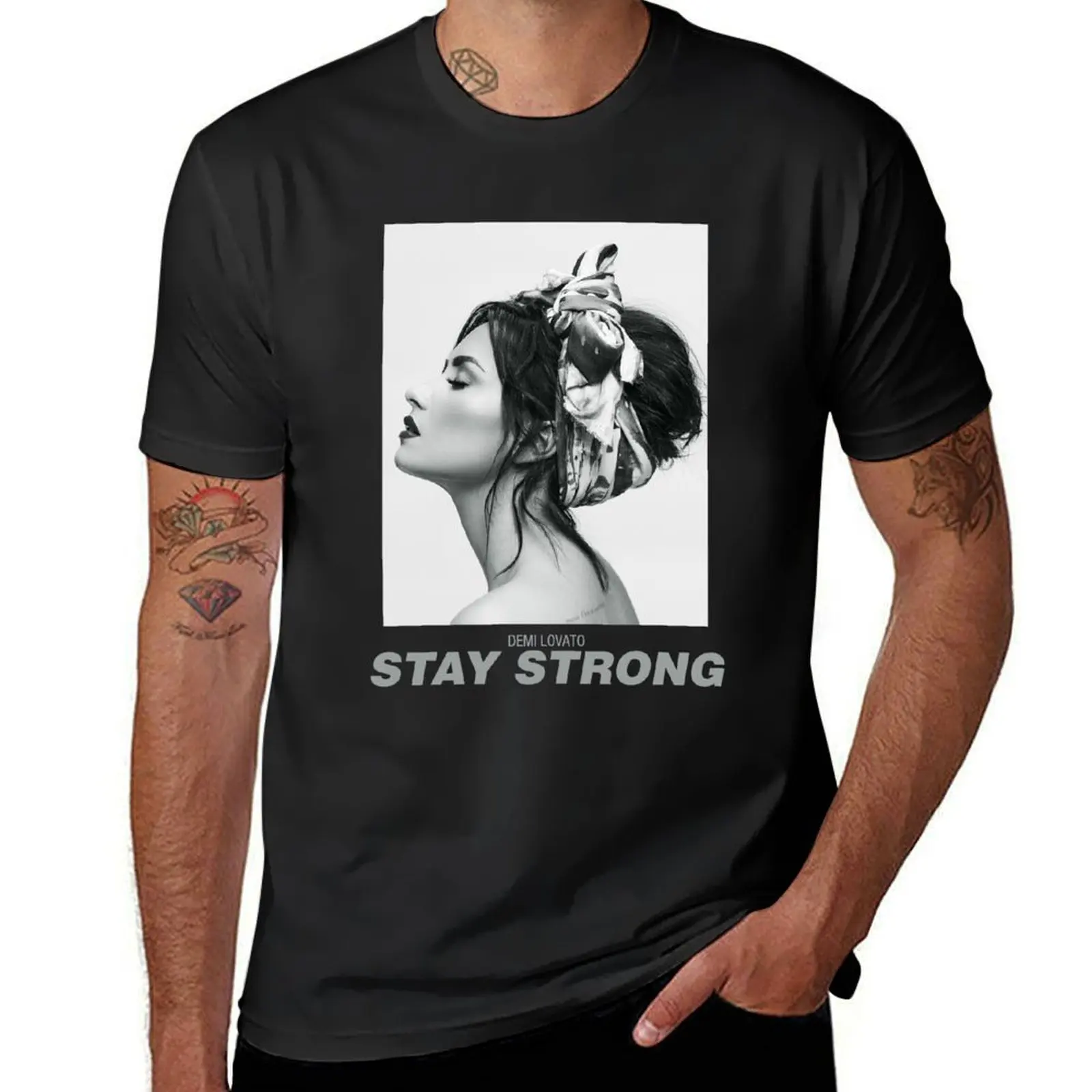 Demi Lovato Stay Strong - Tell Me You Love Me Unofficial T-Shirt vintage clothes sublime mens t shirts casual stylish