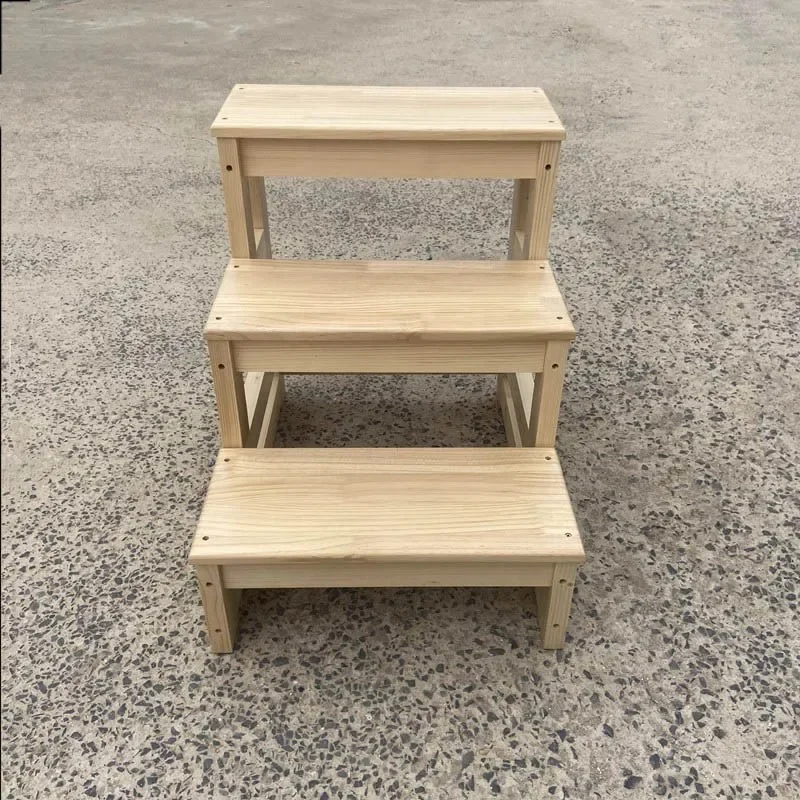 Luxury Toddler Step Stools Window Multifunction Platform Wooden Decorative Ladders Lightweight  Escalera Furniture