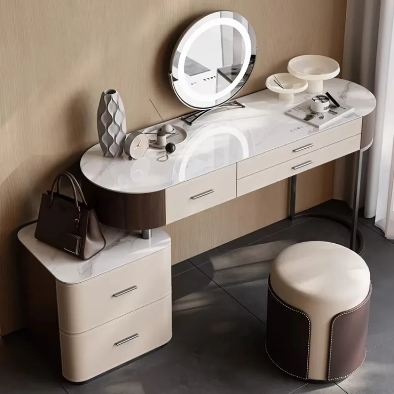 

Женский туалетный столик для макияжа, туалетный столик, комод, скандинавская спальня, столик для макияжа для девочек, ящик, зеркало, мебель Coiffeuse De Chambre