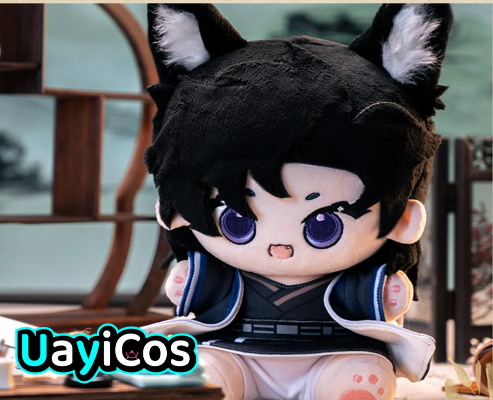 

20 см оригинальный Wei Wuxian Lan Wangji MDZS Grandmaster of Demonic, мягкие плюшевые куклы, одежда, подушка, орнамент, аниме-игра, игрушка для детей