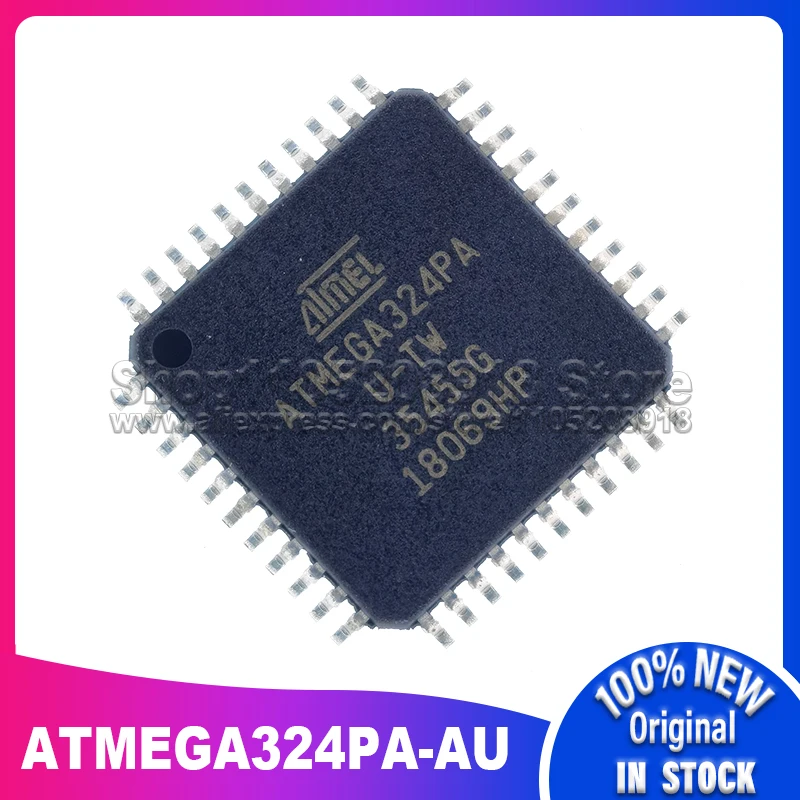 1 ~ 10 PZ/LOTTO ATMEGA324PA-AU ATMEGA324PA AU QFP-44 100% Nuovo Spot originale