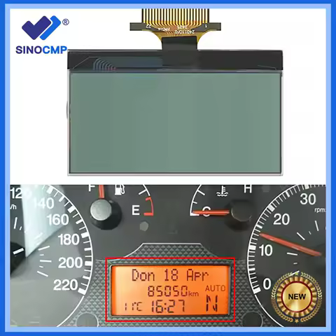 1pc LCD Display 51701537390271 503001100300 For Punto Grande Punto Fiorino Doblo Qubo Nemo Bipper Manual Gearbox Instrument