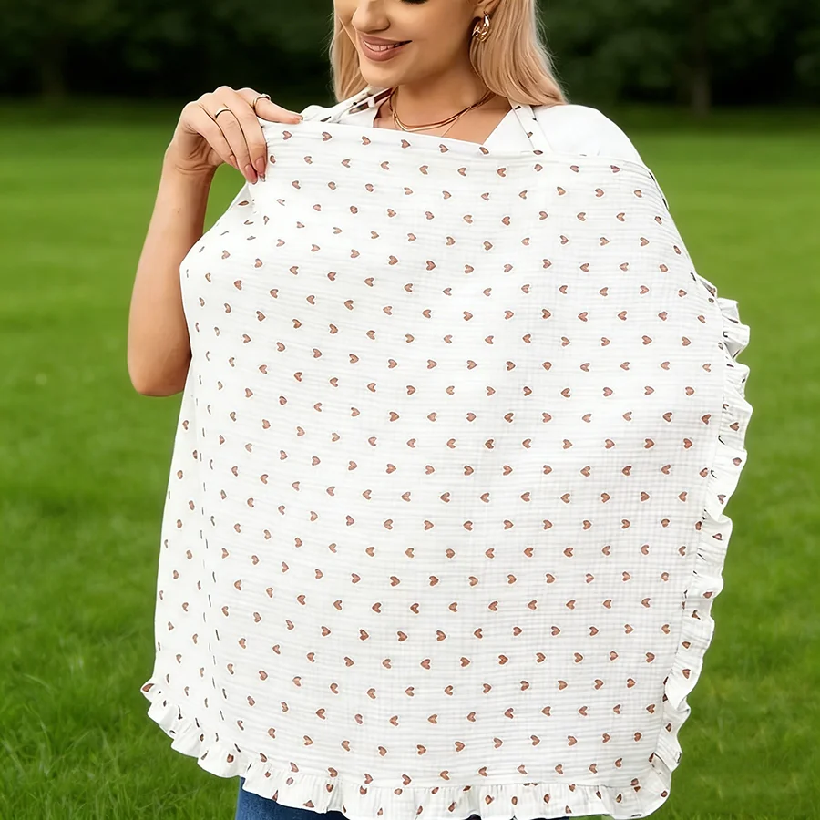 

Mother Outing Breastfeeding Cover Cotton Baby Feeding Nursing Covers Adjustable Privacy Breastfeeding Apron Stroller Blanket