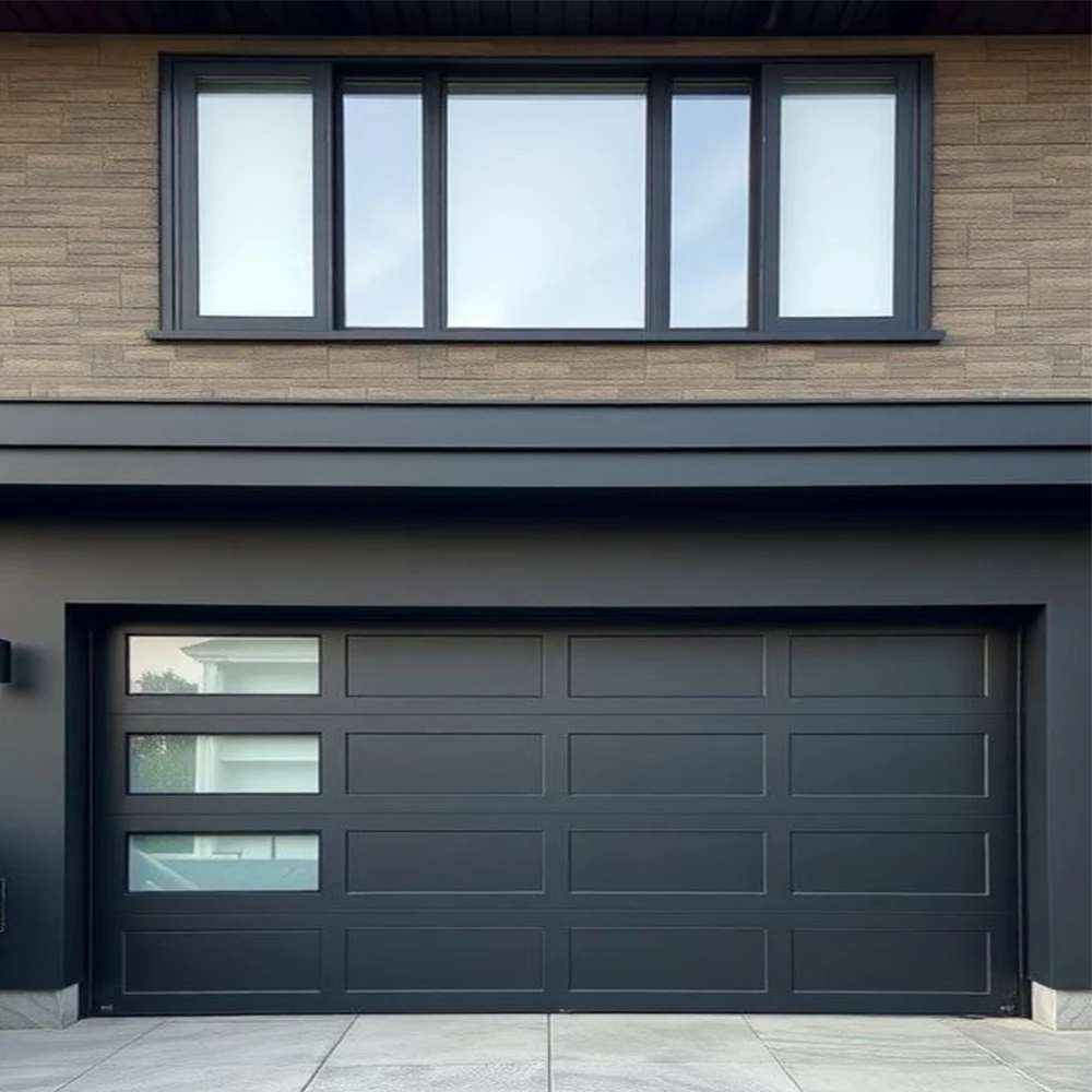 

Electric Garage Door Pivot Exterior Door Modern Home Entrance Door Sliding Door Folding Doors Custom Aluminum Glass Home Decor