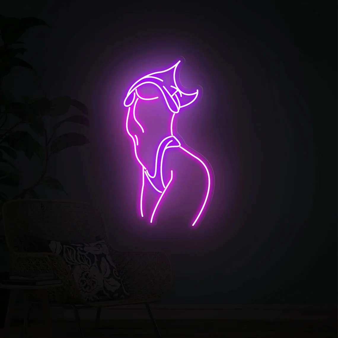 Girl Body Neon Sign Woman Body Neon Sign Woman Body Wall Art Bedroom Neon Sign