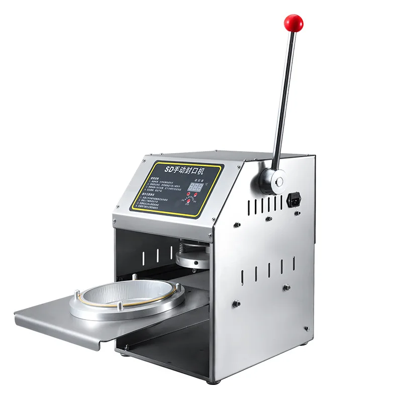 

Машина для запечатывания коробок из алюминиевой фольги Машина для запечатывания коробок из оловянной фольги на вынос Оборудование для запечатывания золотых коробок