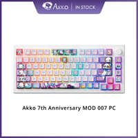 Akko MOD007B-HE PC 7th Anniversary 75% Rapid Trigger Wireless Mechanical Gaming Keyboard RGB Gasket Mount with Magnetic Switch