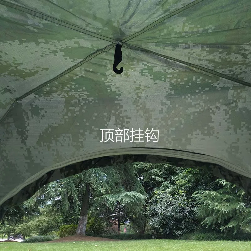 Outdoor Single Person Camouflage Camping Pop-up Winter Fully Automatic Quick Opening Tent Dual Rain and Mosquito Proof