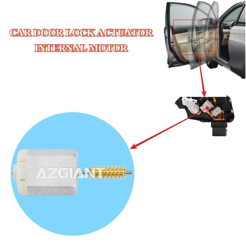 

AZGIANT Car Door Lock Actuator Motor 20005 3D1314 New for 2001-2006 BMW 3 Series E46 325Ci 330Ci M3 Internal Replacement Parts