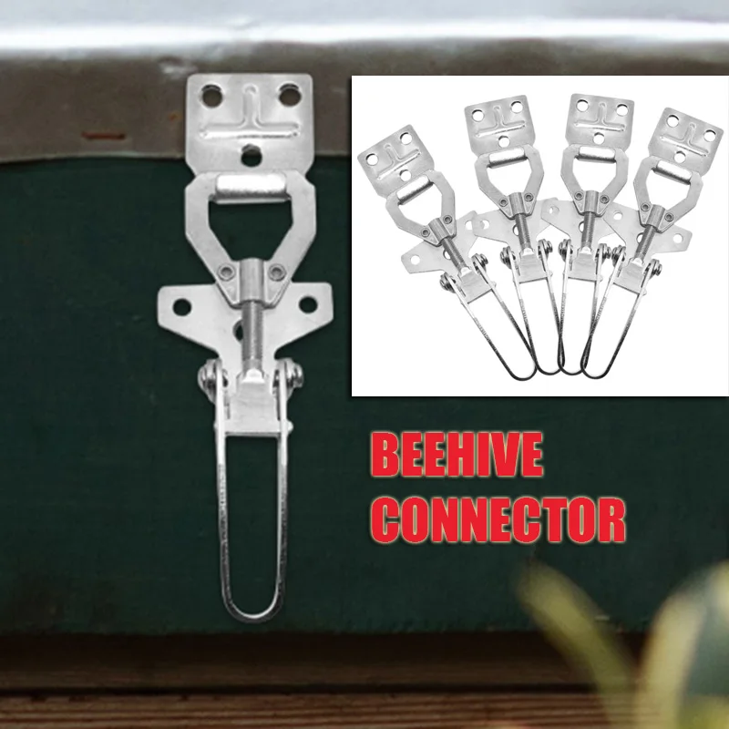 

4 Pcs Beehive Connector Beekeeping Equipment Hardware Adjustable Fasteners Tool Supplies Beehives Assembly Latch System Lock