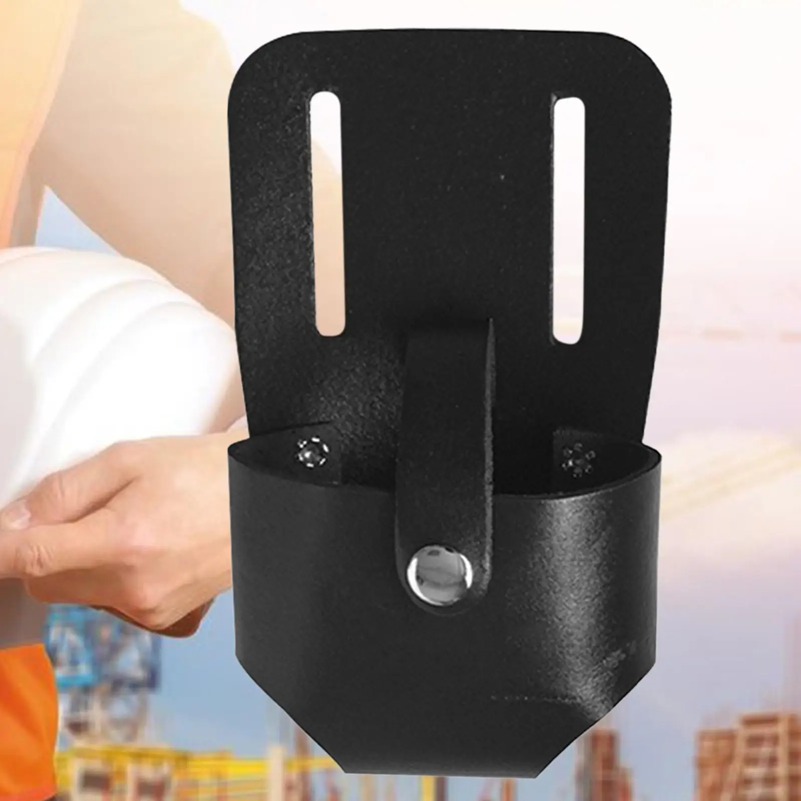 Durable Tape Measure Holder Electrician Labor Insurance Tool Simple Using PU Leather Multitool Clip Tape Belt Belt Tool Holsters