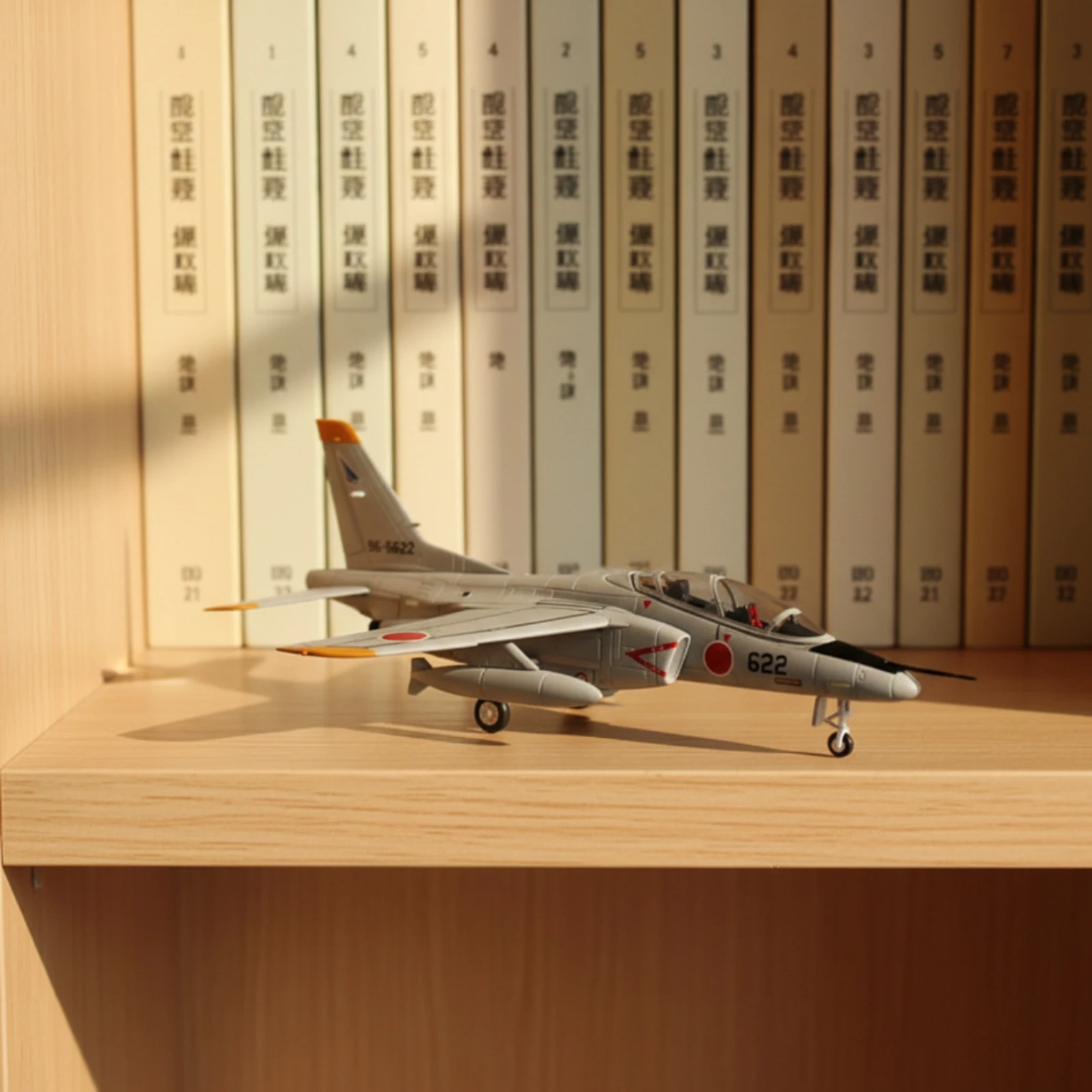 T-4 Trainer Model Alloy Die Cast Style Aircraft Model Detailed Miniature Static Collectible for Living Room