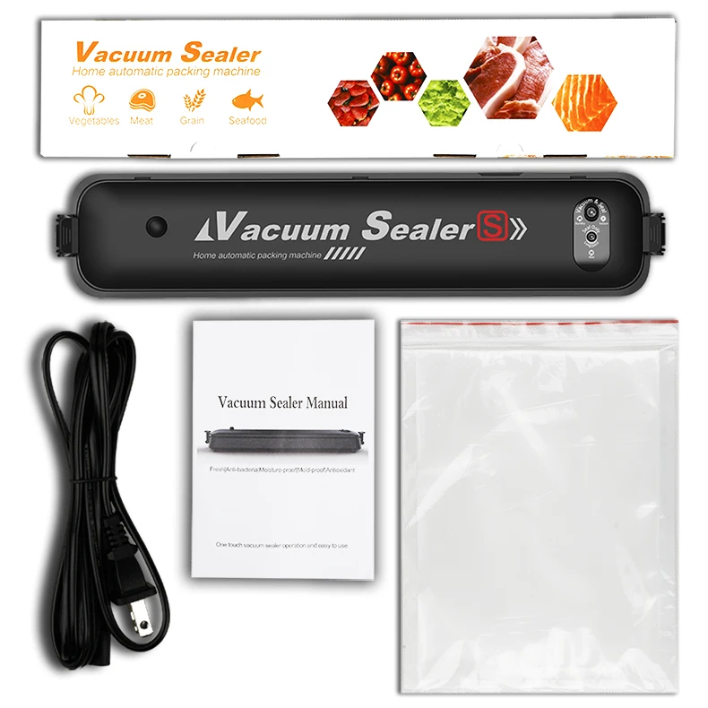 Hot Selling Automatic Vacuum Food Sealers Mini Household Vacuum Preservation Machine Electric Vacuum Sealer