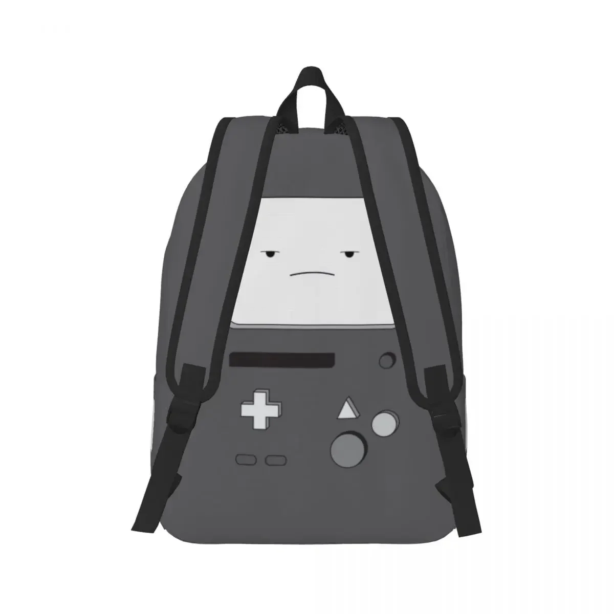 A-Adventure Time Bmo for Teens Student School Bookbag Canvas Daypack Elementary High College Travel Bags