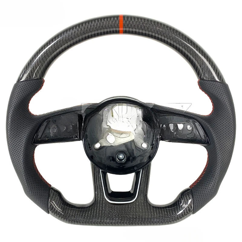 

Fengxuan For New & Old Audi A3 A4 A5 A6 S3 S4 S6 Carbon Fiber Steering Wheel Modification