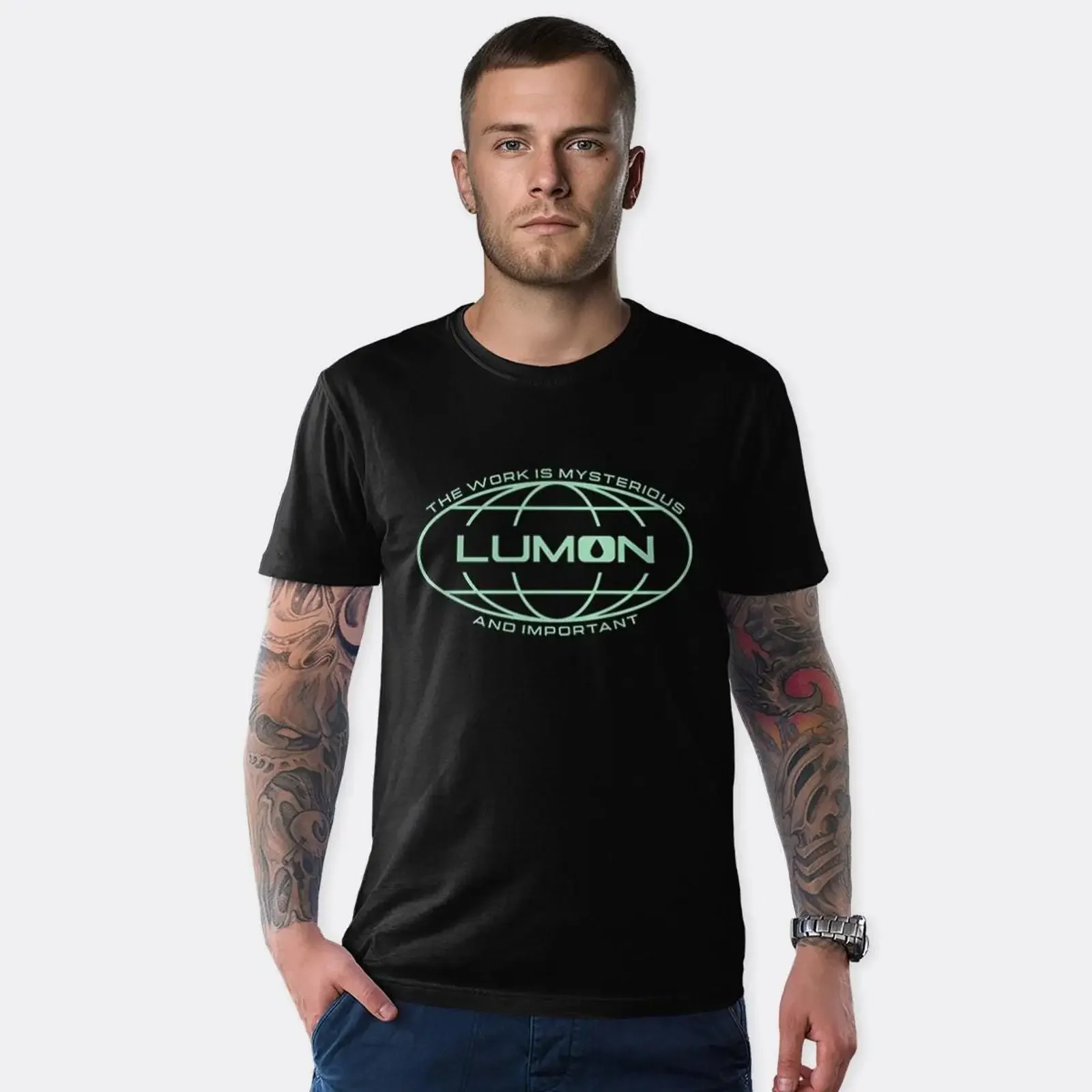 Severance TV Lumon Industries T Shirt Men's and Women's Sizes SVR 919075 vintage Washed Breathable Slightly fashion Stretched
