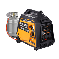 Dual Fuel Gasoline generator 3500 watt LPG 3100 watt Quiet Lightweight Electric 3.1kW 2.8kW Gas Propane Dual Fuel 120V 145cc