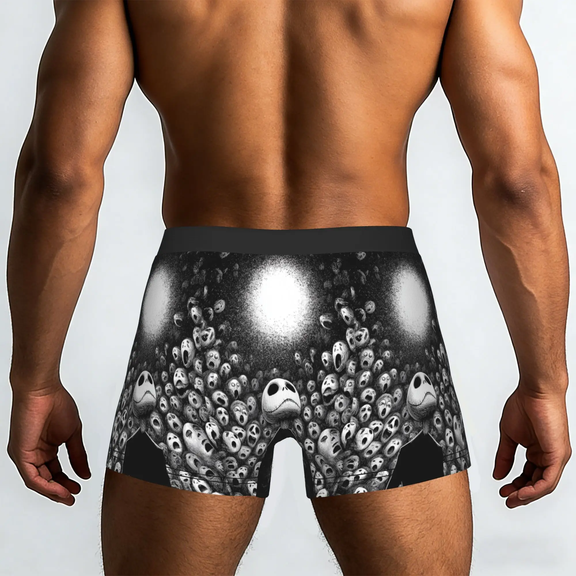 Customized Jack Anime S-Skellingtones Underwear Male Printed  Boxer Shorts Panties Briefs Soft Underpants