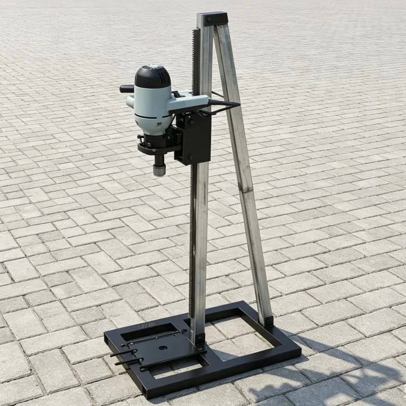 Customized Small household water well drilling rig, portable vertical frame water well drilling rig, drilling equipment