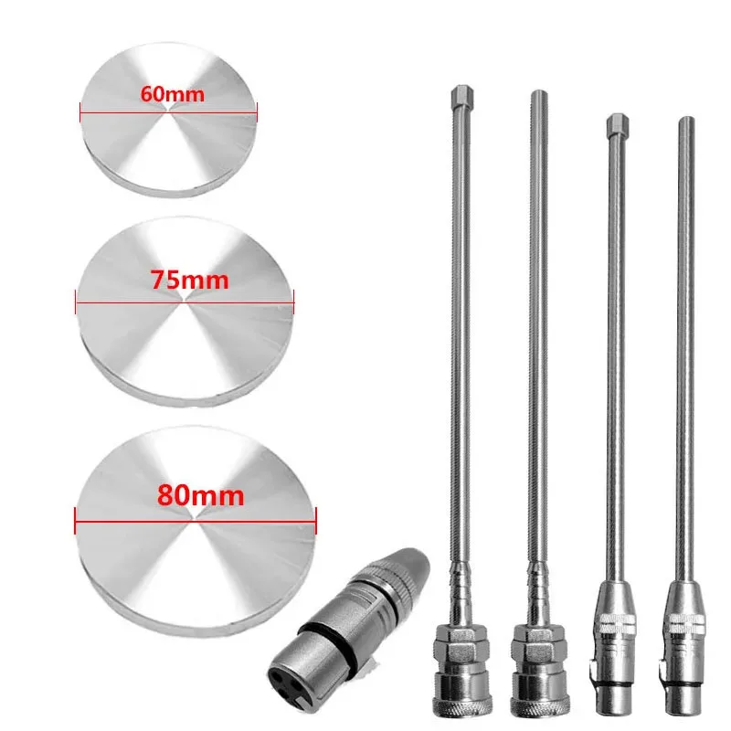 Aluminum Suction Cup 3XLR Connector Stand Extension Rod For Telescopic Motor Accessories Reciprocating Linear Actuator M6/M8
