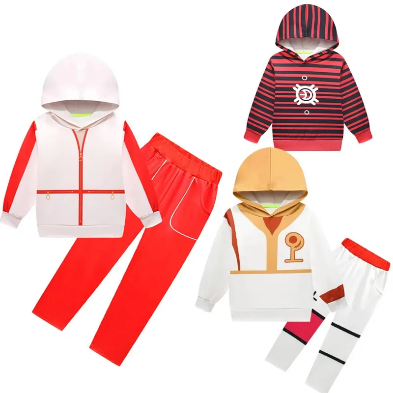 

Костюм для косплея с героями мультфильмов High-Zombies 4, комплект брюк с длинными рукавами для мальчиков и девочек, вечерние игры в среднюю школу, косплей