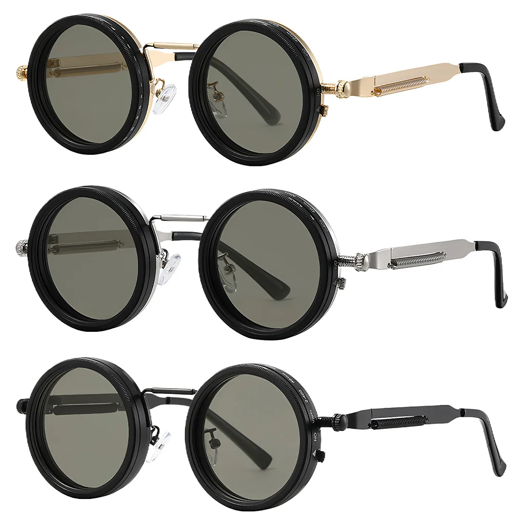 New Neutral Fashion Adjustable Light-reducing Sunglasses Fashion Personalized Full Frame UV Protection Polarized Sunglasses