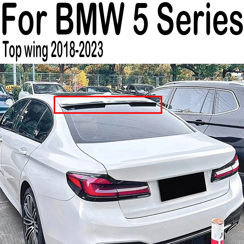 

For BMW 5 Series G30 M5 F90 525i 530i Rear Window Roof Spoiler Wings 2018-2023