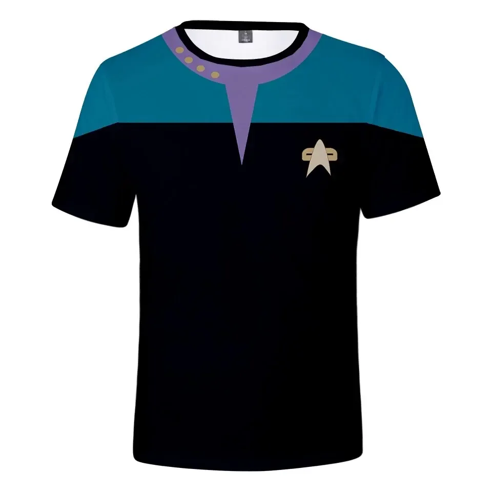 

Science Fiction "Star Trek" Small Rocket 3D Printed T-shirt for Men and Women, Unisex Street Fashion Role-playing Children's Top