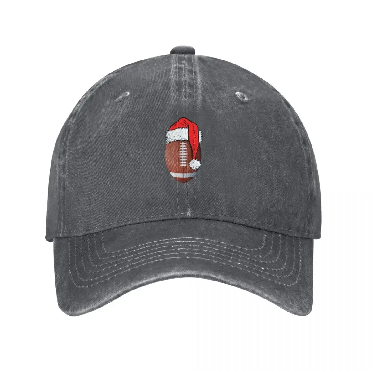 Christmas Football Ball Santa Hat Xmas Boys Men Team Sport Baseball Cap hats for men Golf beach hat Baseball Men Women's