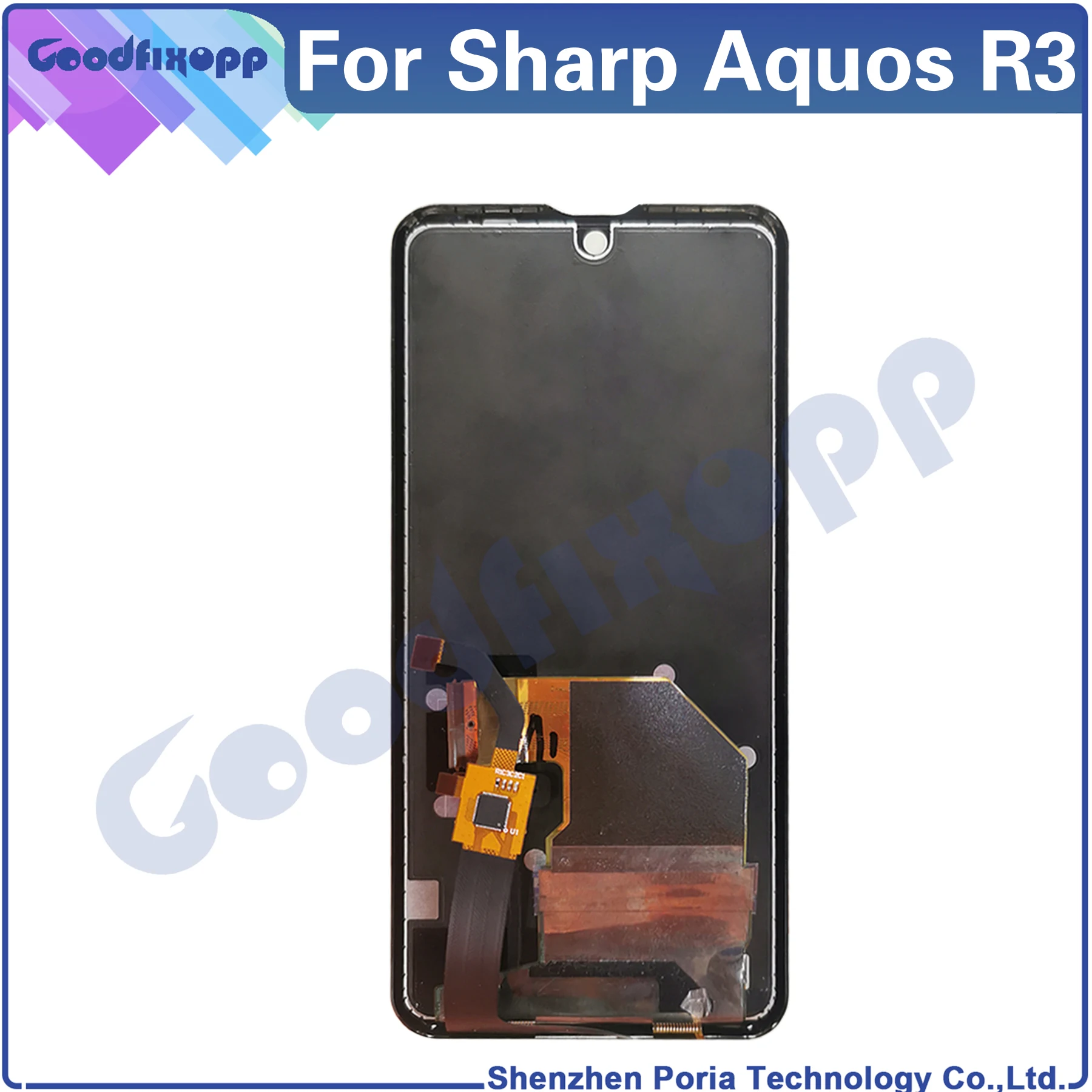 For Sharp Aquos R3 SH-04L SHV44 SHV40 808SH LCD Display Touch Screen Digitizer Assembly Repair Parts Replacement