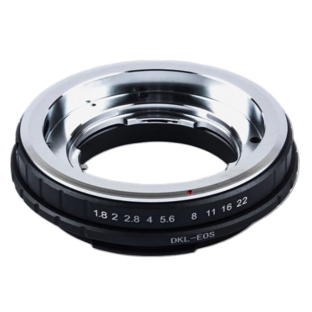 

9th Generation Electronic Chip Adapter Ring DKL Mount for Fulunda to EOS Adapter For Canon EOS Camera Body Parts Auto-Exposure