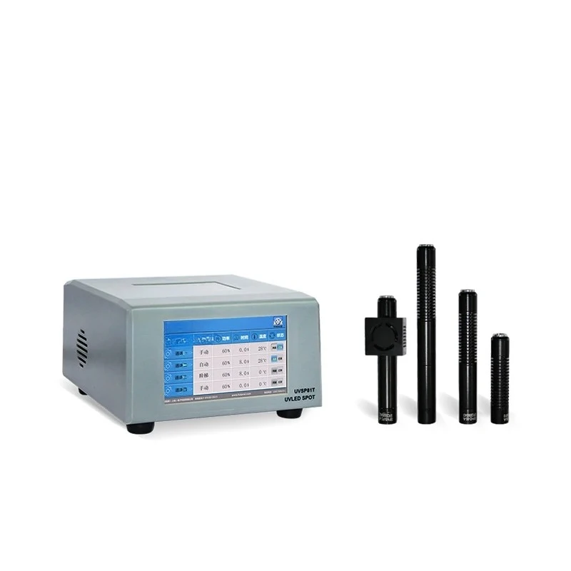 

2025 UVA LED UV Spot Curing Systems with Controller and 4 Irradiation Heads