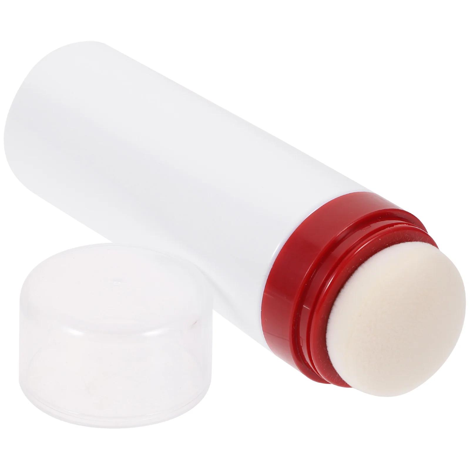 Soap Container Powder Puff Box Infant Storage Bottle Dispenser White Baby Talcum Holder Child