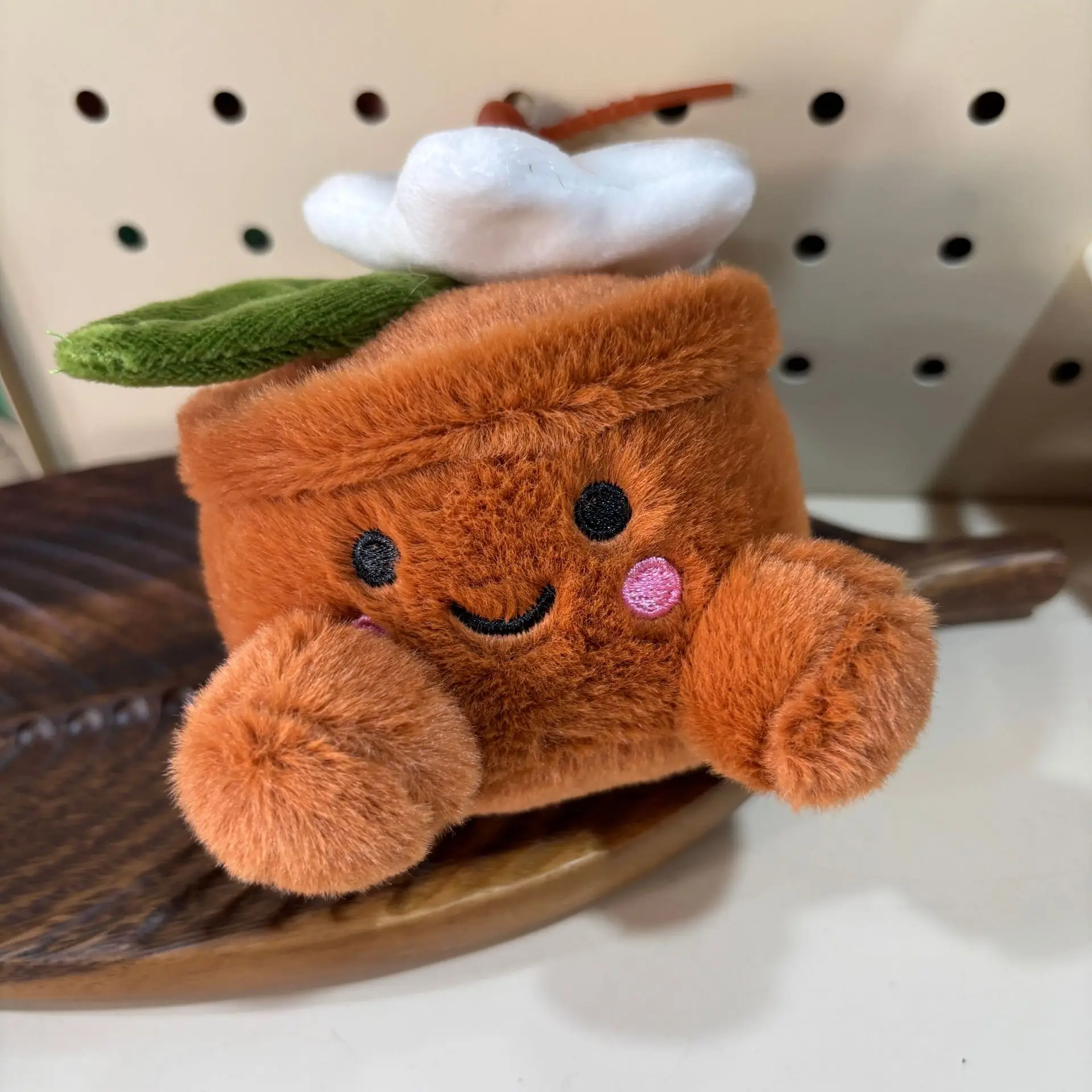 Cartoon Plüsch Puppe Spielzeug Nette Blumen Topfpflanzen Plüsch Puppe Schlüsselbund Simulation Blumen Plüsch Tasche Hängen Dekor Schlüsselbund Geschenk