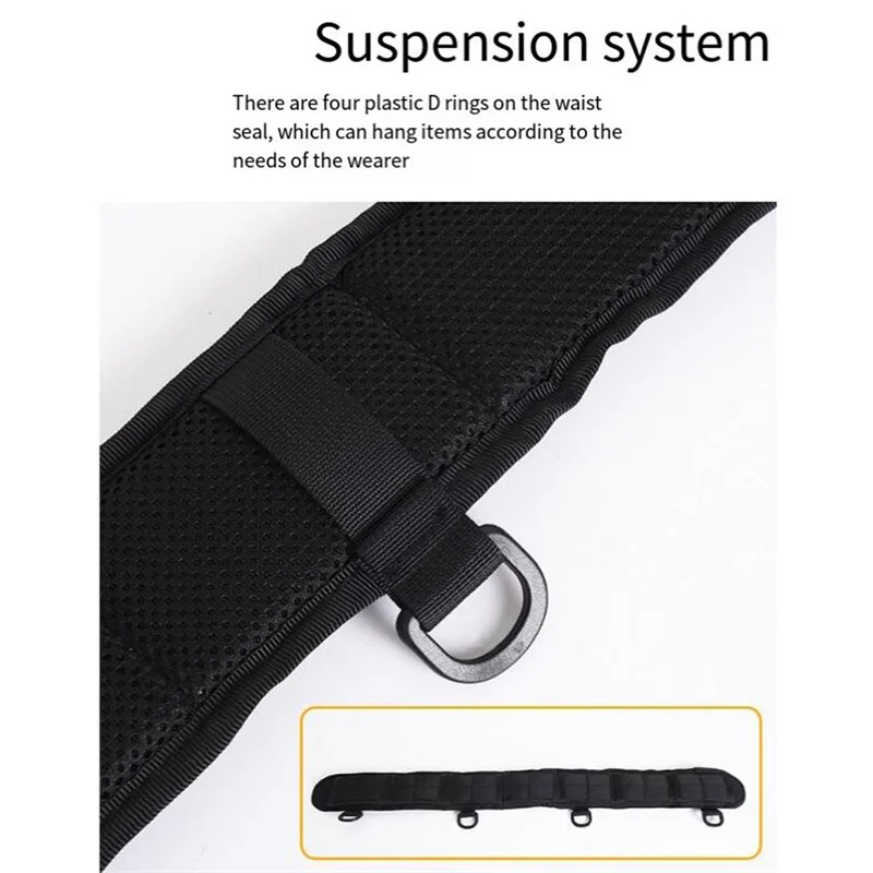 A Tactical Nylon Waist Strap, Compatible with a Belt, Suitable for Outdoor Training and Sports.