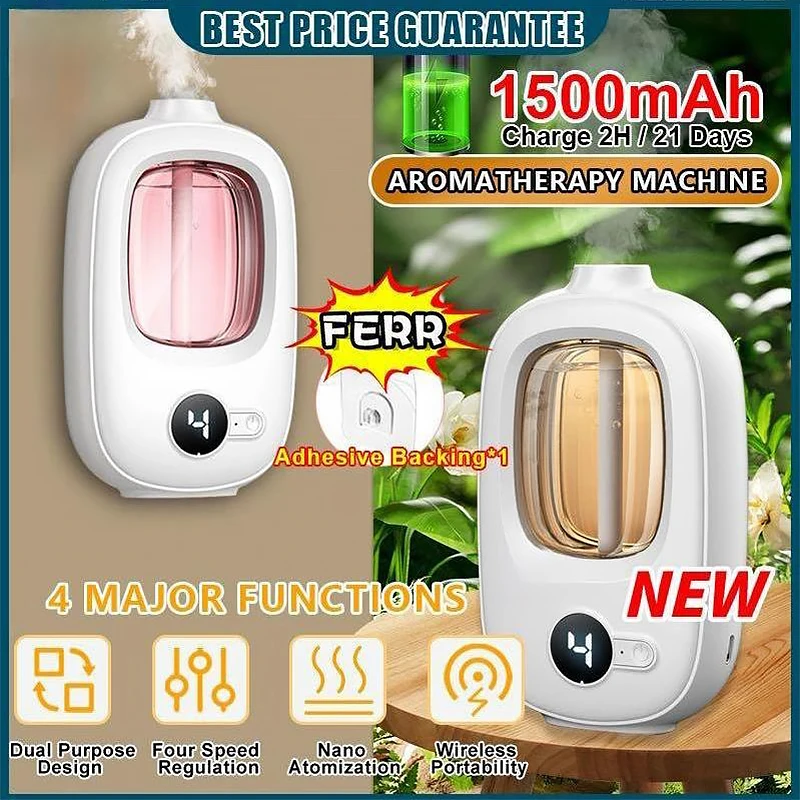 Dispositivo de aromaterapia automático, ambientador para el hogar, máquina de aromaterapia, difusor de aceite esencial, Humidificador recargable