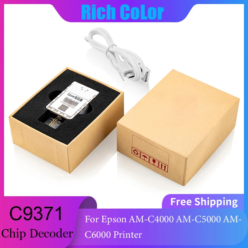 C9371 Maintenance Resetter For Epson AM-C4000 AM-C5000 AM-C6000 Printer Cartridge Chip C9371 Maintenance Chip Resetter