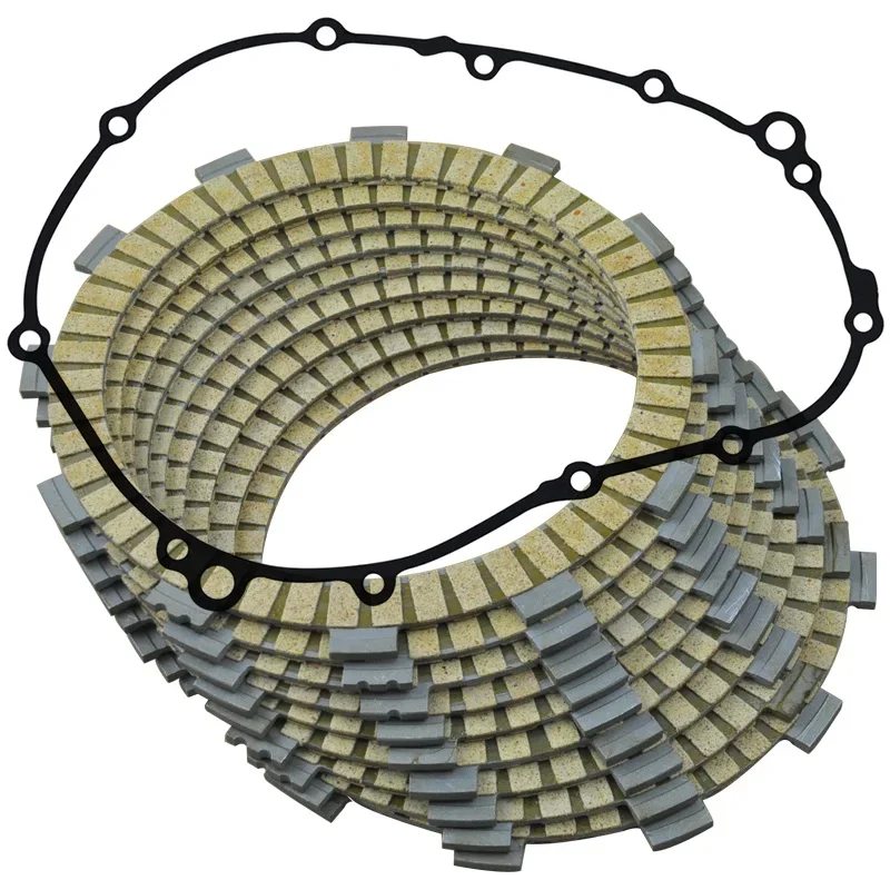 OZOEMPT Motorcycle Clutch Disc Set and Cover Gasket Apply to MT-09 14-19