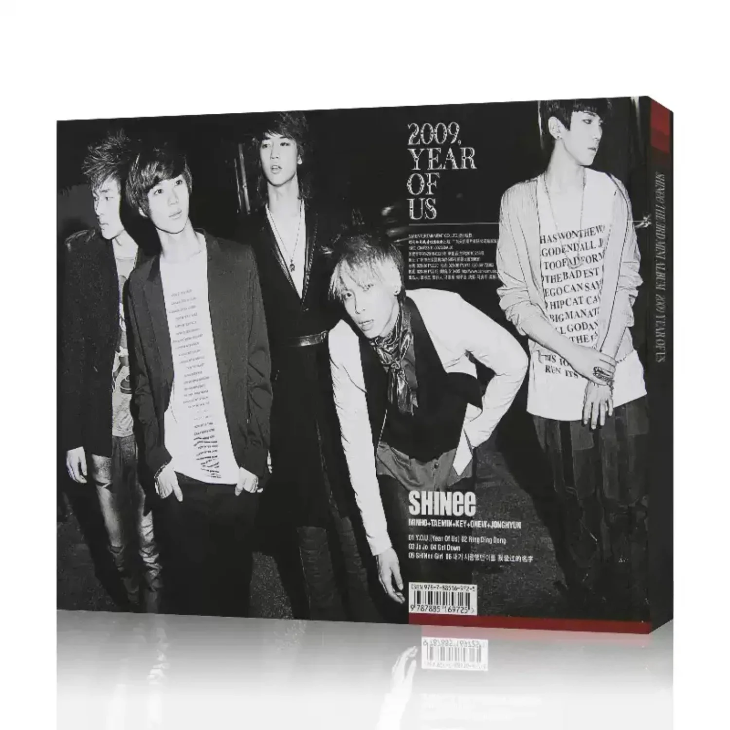 Korean 2000s Nostalgic Pop Music CD, Atmospheric Group Portrait Photography Cover, Retro Trendy Popular Track Collection