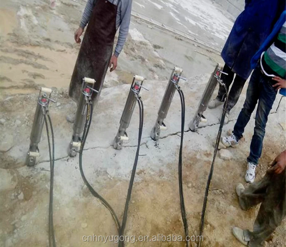 Séparateur de roche hydraulique à piston/Machine de séparation de pierre