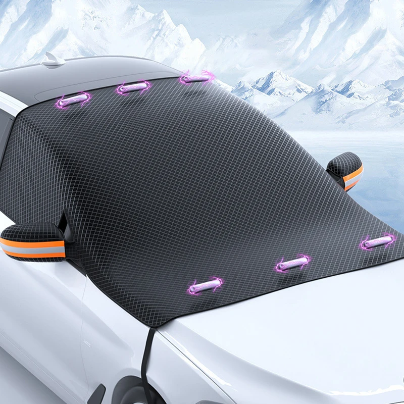 Magnetic Windshield Snow Cover 1