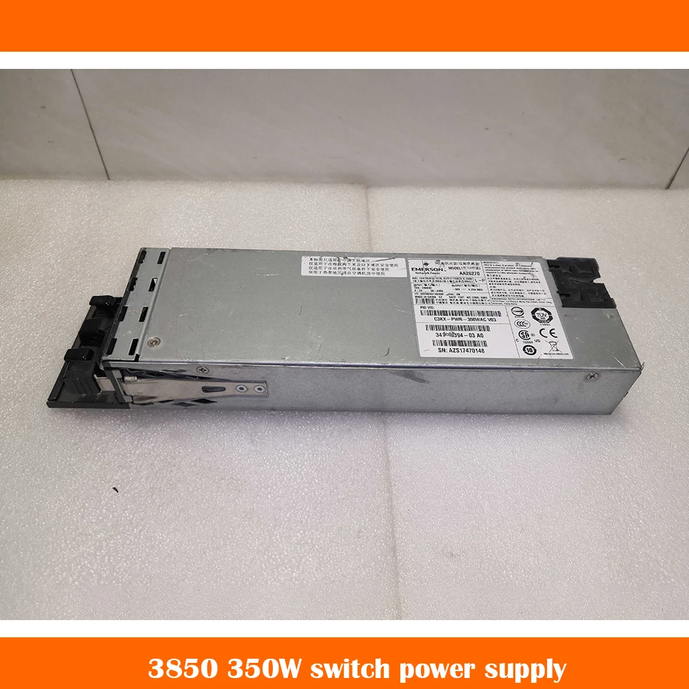 Original For Cisco 3850 350W Switch Power Supply PWR-C1-350WAC 341-0562-01 AA26270  Will Fully Test Before Shipping